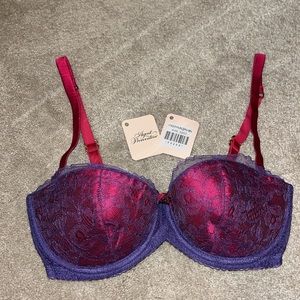 Like new agent provocateur purple pink hyacinth bra 32DD